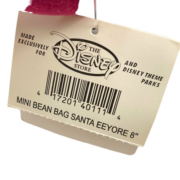 Disney Santa Eeyore Holiday Bag of Joy Mini Bean Bag Plush 8” - Picture 5 of 9